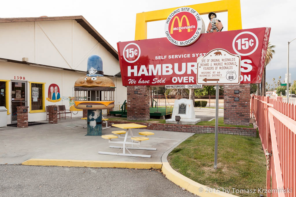Pierwszy na świecie McDonald’s, San Bernardino CA
