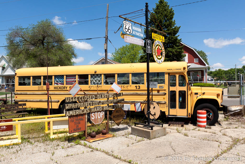 The Shea’s Gas Station Museum – w prywatnych muzeach znajdziemy nawet school busy, autobusy które po dziś dzień dowożą dzieci do szkoły